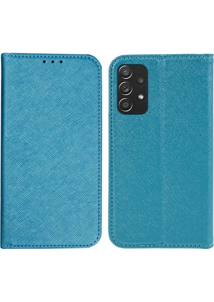 Samsung Galaxy A52S 5G/A52 5g/4g Telefon Kapağı Cüzdan Çapraz Doku Pu Deri Cep Telefon Kılıfı (Yurt Dışından)