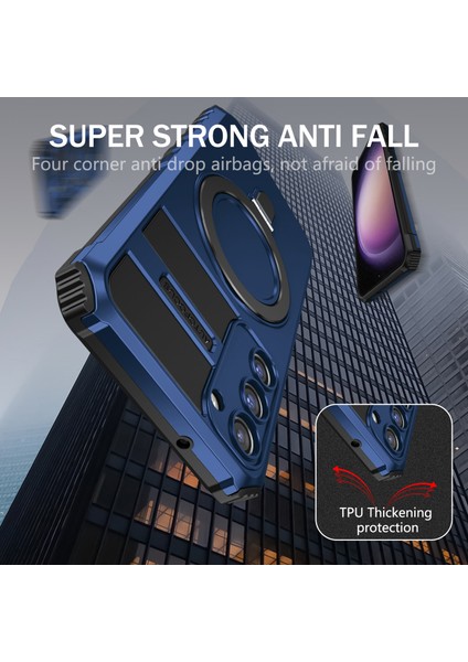 Samsung Galaxy S23 Plus Manyetik Telefon Kılıf Kickstand Pc+ Tpu Sağlam Koruyucu Kapak (Yurt Dışından) fırsatları