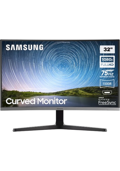 32" 75Hz 4ms (HDMI+VGA) FHD LED Curved Monitör LC32R500FHPXUF