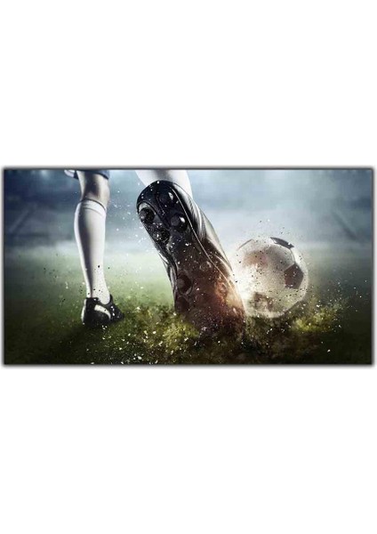 Krampon ve Futbol Topu Kanvas Tablo