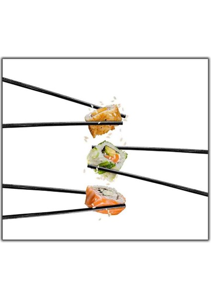 Chopstick ve Suşi Kanvas Tablo