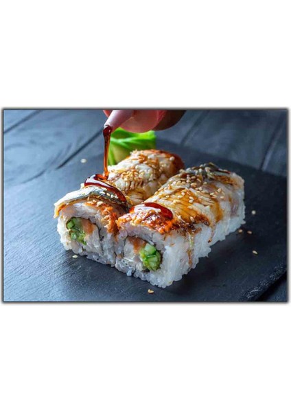 Suşi Rolls Kanvas Tablo