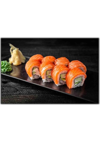 Suşi Rolls Kanvas Tablo
