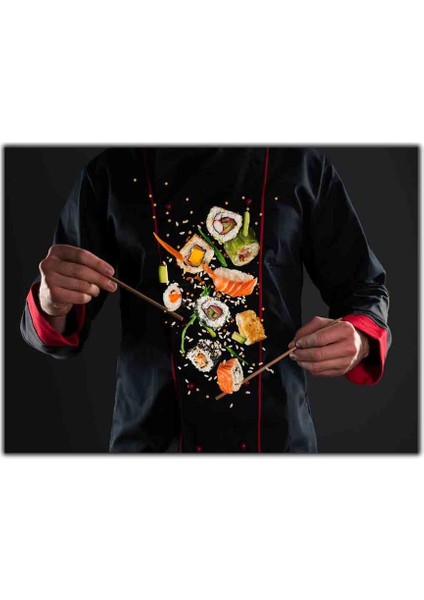 Suşi Şefi Kanvas Tablo