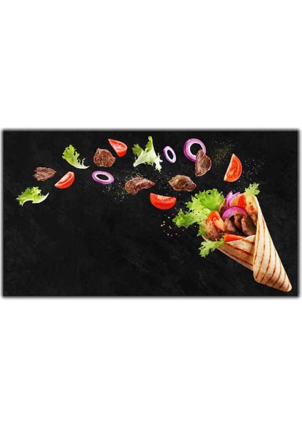 Et Dürüm Şelalesi Kanvas Tablo