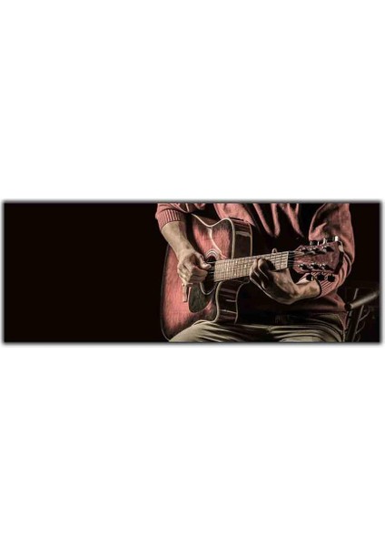 Gitar Çalan Adam Kanvas Tablo