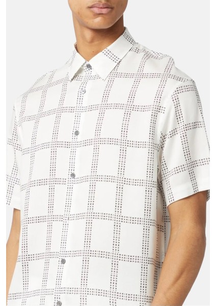 Desenli Regular Fit Kısa Kollu Gömlek Erkek Gömlek 3R1CQ7 1nwdz F1A1