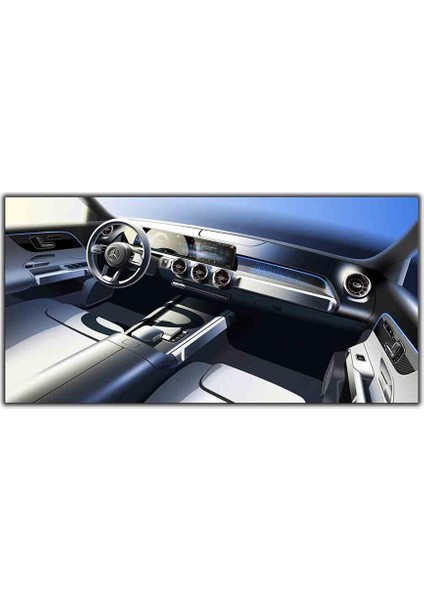 Mercedes Benz Iç Tasarımı Kanvas Tablo