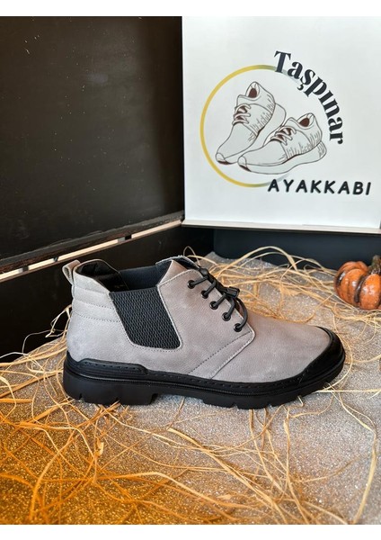 H.özel Nubuk Deri Erkek Kışlık Rahat Günlük Yeni Sezon Yarım Spor Bot & Ayakkabı 40-44 fiyatları