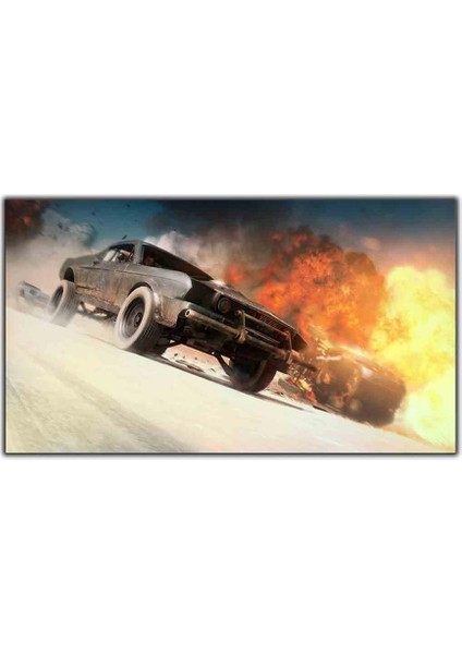 Mad Max Spor Araba Kanvas Tablo
