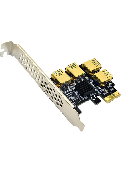 Pcıe 1 Ila 4 Pcı Yükselticisi USB 3.0 Adaptör Kartı Pcıeısı 4 Bağlantıı 1 Pcs (Yurt Dışından)
