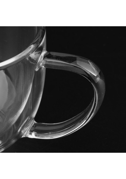 Cam Fincan Yalıtılmış Cam Espresso Fincan 200ML Soğuk Içecekler (Yurt Dışından)
