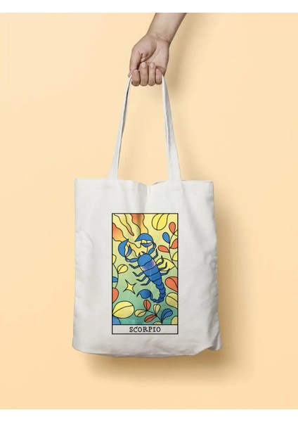 Tarot Scorpio Kart Akrep Burcu Bez Çanta