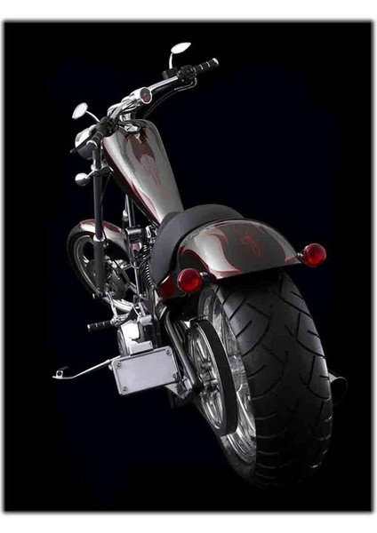 Amerikan Ironhorse Motosiklet Kanvas Tablo