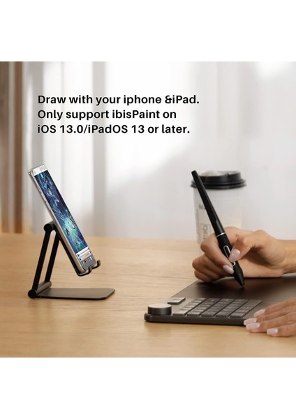 Huıon Inspiroy Keydial KD200 Bluetooth Kablosuz Grafik Tablet