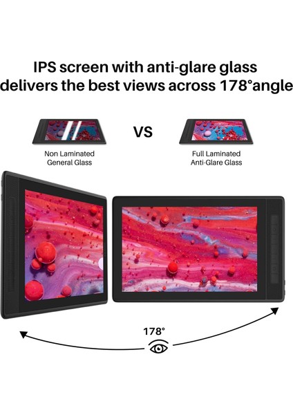 Huıon Kamvas Pro 13 2.5k Qhd Grafik Monitör Çizim Tableti