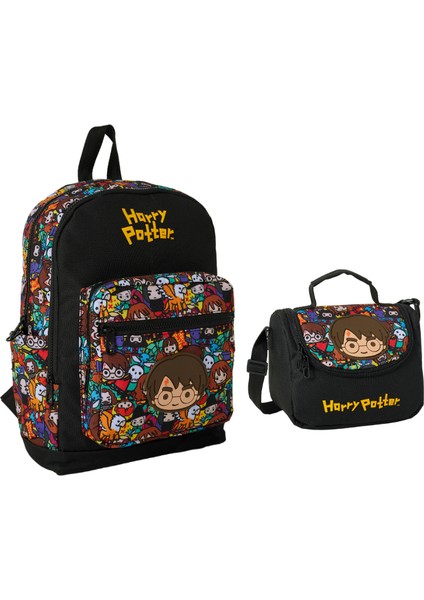 Famebag-Harry Potter Ilk ve Ortaöğretim Okul Çantası ve Beslenme Çantası Seti