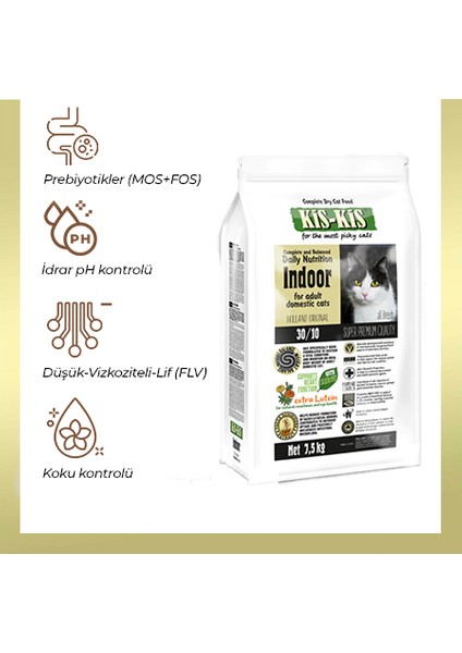 Indoor & Sterilised Kısırlaştırılmış Kedi Maması 7,5 kg