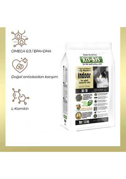 Indoor & Sterilised Kısırlaştırılmış Kedi Maması 7,5 kg