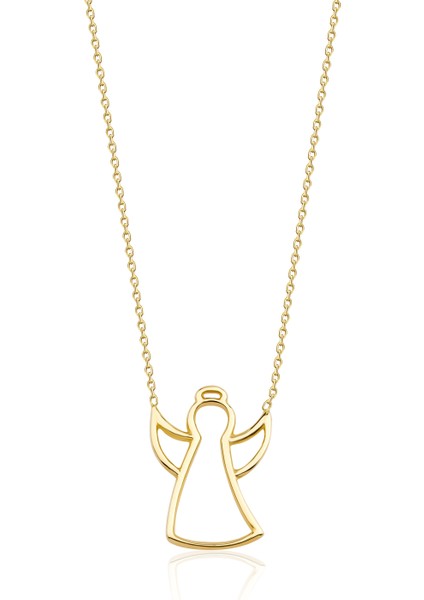 14 Ayar Altın Melek Kolye