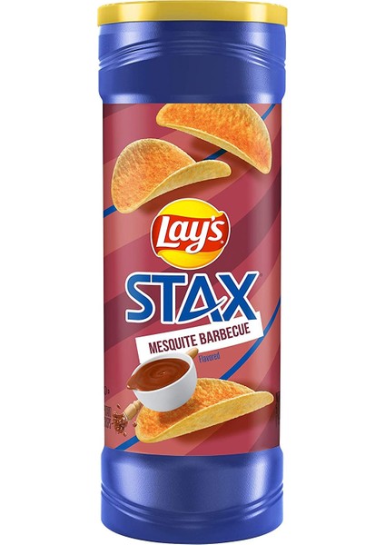 Stax Mesquite Barbecue Potato Chips 155 gr