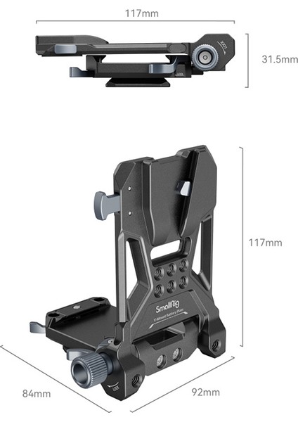 4064 Kompakt V-Mount Plaka Sistemi