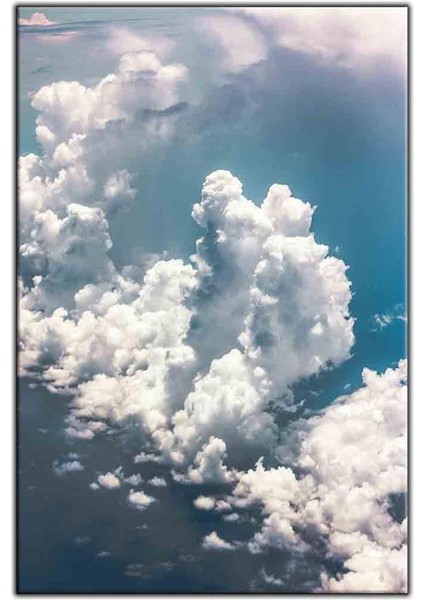 Gökyüzündeki Beyaz Bulutlar Kanvas Tablo
