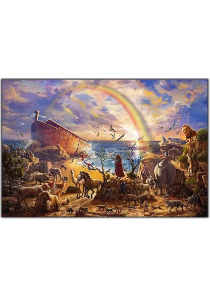 Hayvanlar Alemi Kanvas Tablo