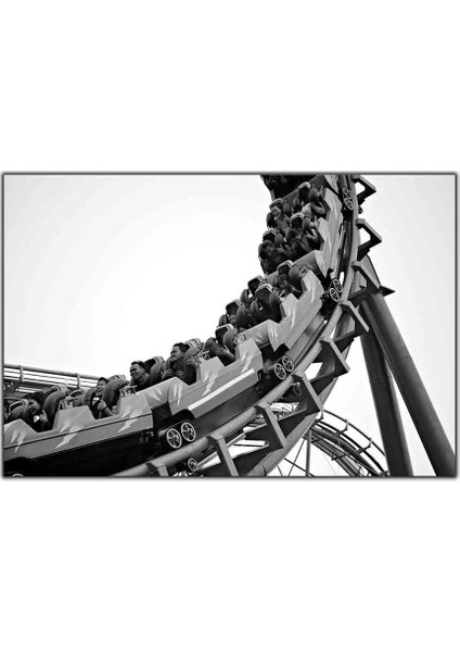 Hız Trenindeki Çocuklar Kanvas Tablo