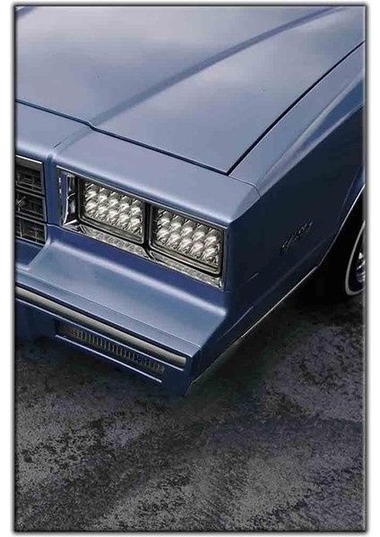 Chevrolet Turbo Buıck Klasik Araba Kanvas Tablo