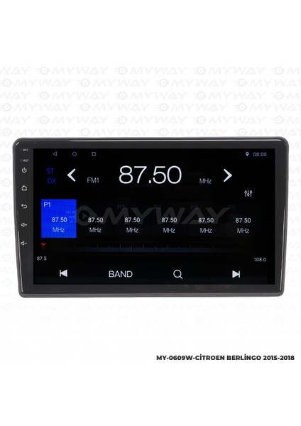 Citroen Berlingo Android 12 Multimedya Carplay 2gb RAM+32GB HDD 2015-2018 Navigasyon Ekran indirimleri