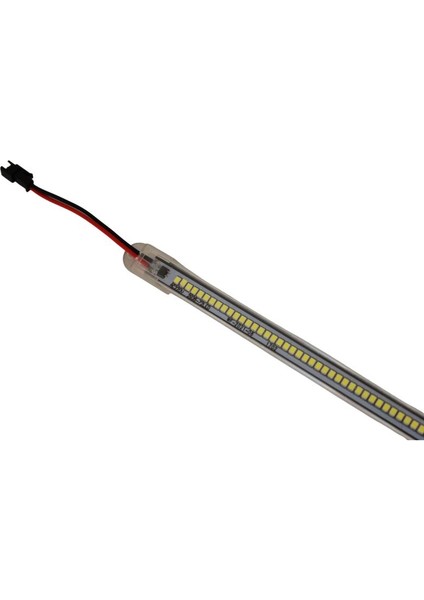 220 Volt 2835 Çubuk LED 30 cm Kasalı Dim Edilebilir Bar LED 220V Beyaz 6000-6500K-Şeffaf Cam modelleri