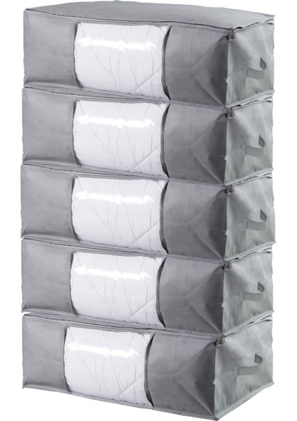 5' Li 50X70X25 Set Gri Pencereli Baza Altı Düzenleyici Hurç