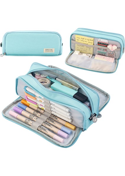 Kalem Kutusu Büyük Kapasiteli Kalem Kılıfı Kutusu Kırtasiye (Yurt Dışından)