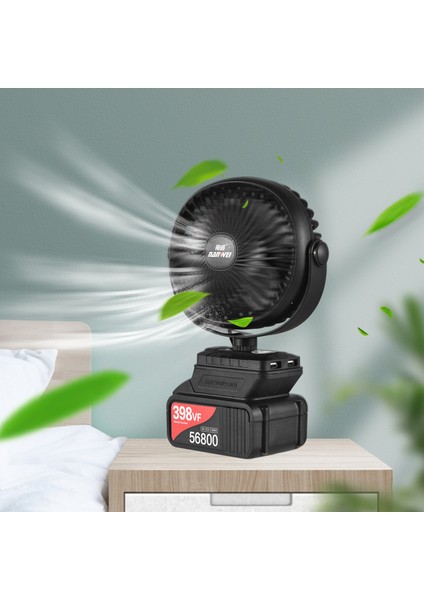 Mini Taşınabilir Lityum Elektrikli Fan Açık Kamp Fanı (Yurt Dışından)