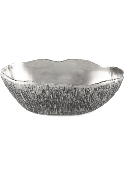 Gümüş Oval Şampanya Kovası 38X23X19CM