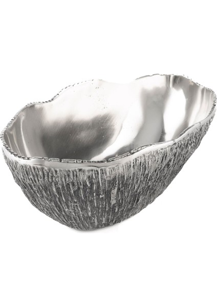 Gümüş Oval Şampanya Kovası 38X23X19CM