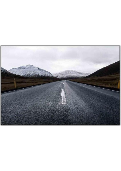 Uzun Otoyol Kanvas Tablo