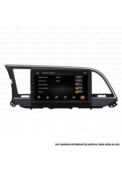Hyundai Elantra Android 12 Multimedya Carplay 4gb RAM+64GB HDD 2016-2018 Navigasyon Ekran modelleri