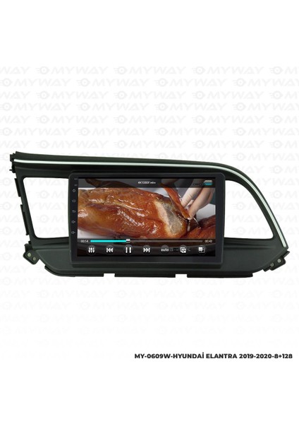Hyundai Elantra Android 12 Multimedya Carplay 4gb RAM+64GB HDD 2019-2020 Navigasyon Ekran