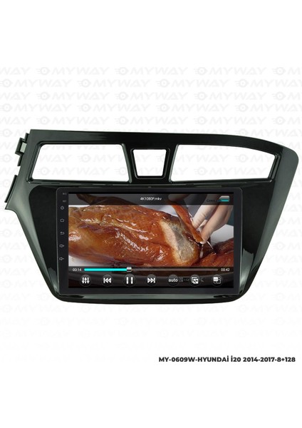 Hyundai I20 Android 12 Multimedya Carplay 4gb RAM+64GB HDD 2014-2017 Navigasyon Ekran