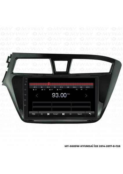 Hyundai I20 Android 12 Multimedya Carplay 4gb RAM+64GB HDD 2014-2017 Navigasyon Ekran