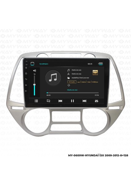 Hyundai I20 Android 12 Multimedya Carplay 4gb RAM+64GB HDD 2009-2012 Navigasyon Ekran fiyatları