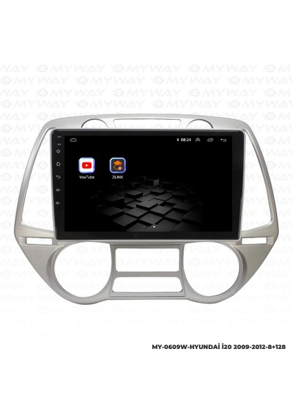 Hyundai I20 Android 12 Multimedya Carplay 4gb RAM+64GB HDD 2009-2012 Navigasyon Ekran indirimleri