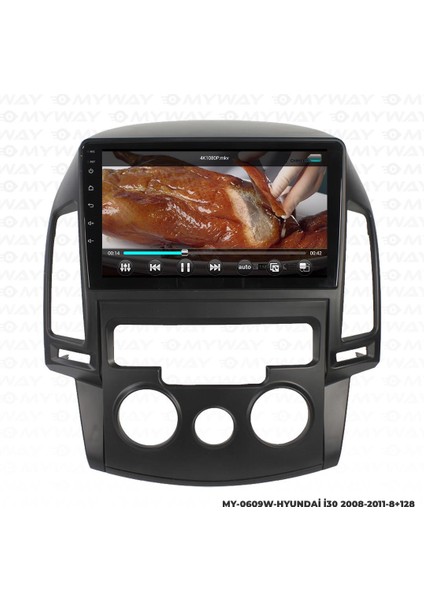 Audi A3 Android 12 Multimedya Carplay 4gb RAM+64GB HDD 2008-2011 Navigasyon Ekran