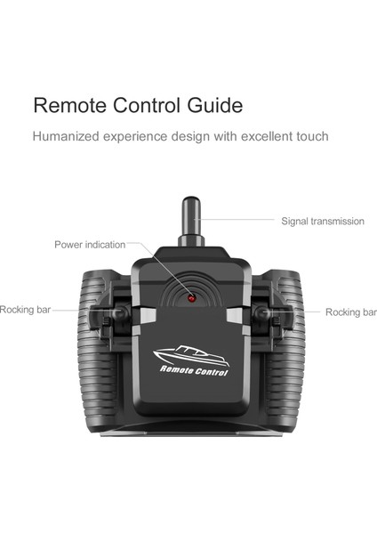 Uzaktan Kumandalı Tekne, 2.4g 20KM/S LED Işıklı Yüksek (Yurt Dışından)