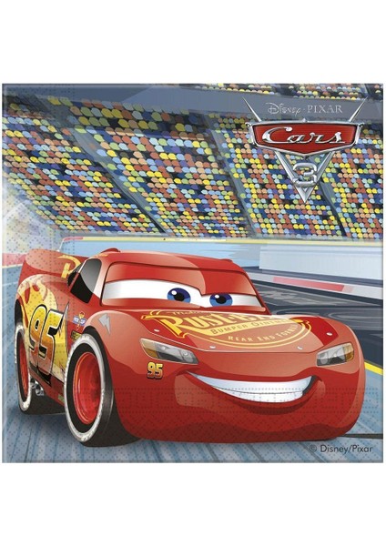 LDC7999 Balonevi, Cars 3, Kağıt Peçete 20 adet 33x33 cm