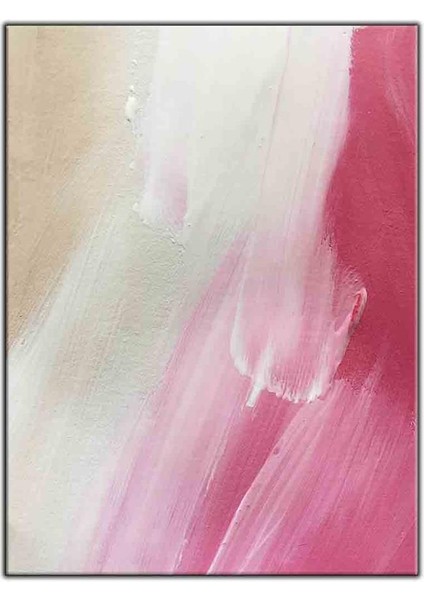 Soyut Yeşil Desenler Yağlı Boya Dokulu Tablo