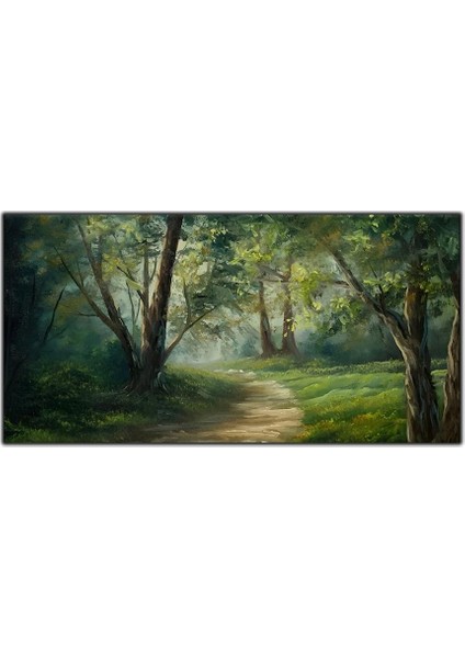 Orman ve Yol Orijinal Yağlı Boya Tablo