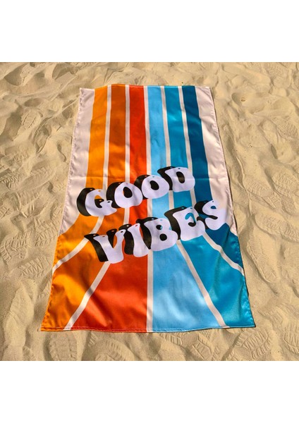 Good Vibes / Retro Plaj Havlusu fiyatları